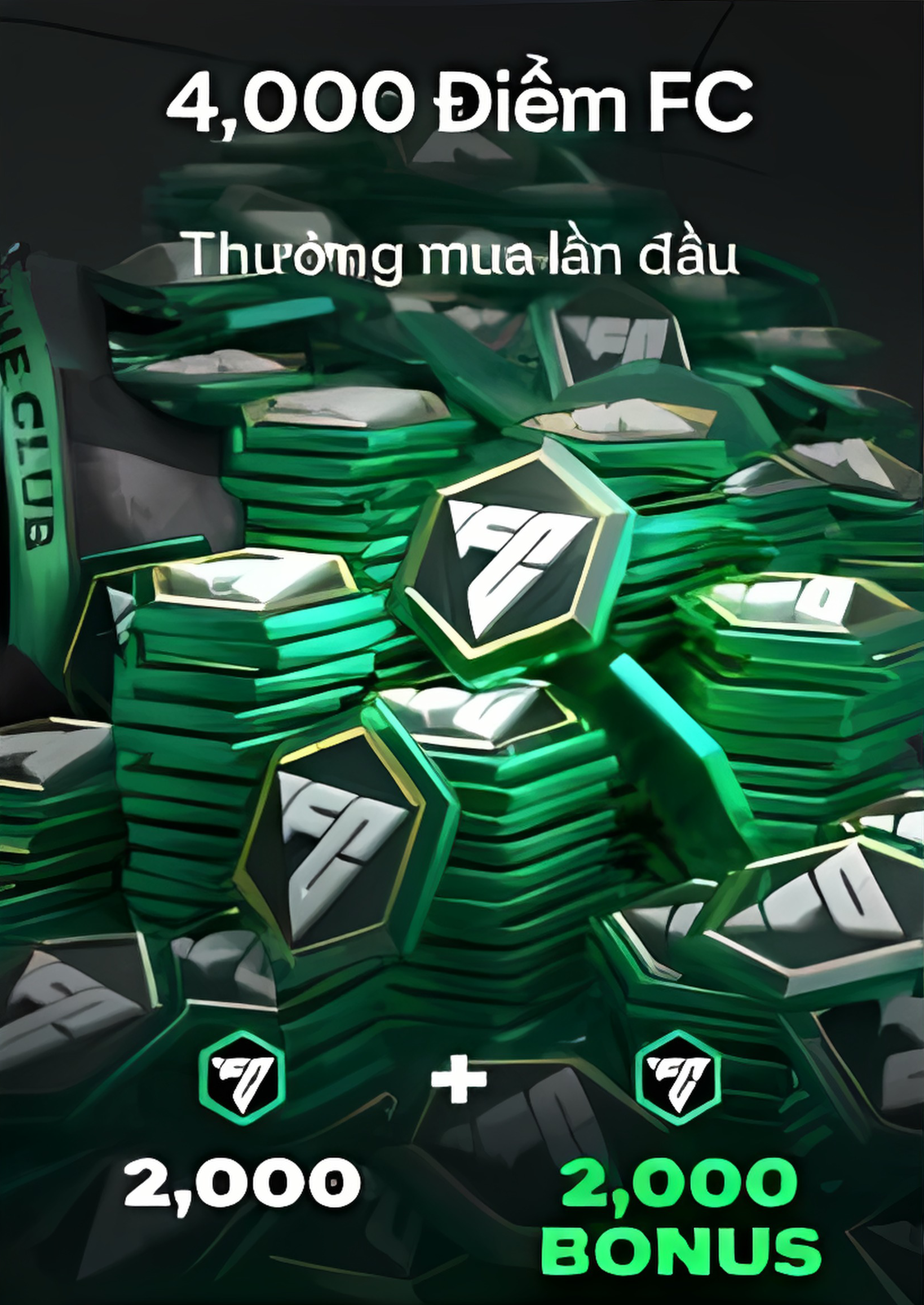 GÓI 4,000 FC POINT CHÍNH HÃNG ( GIÁ TRỊ NẠP X2 )