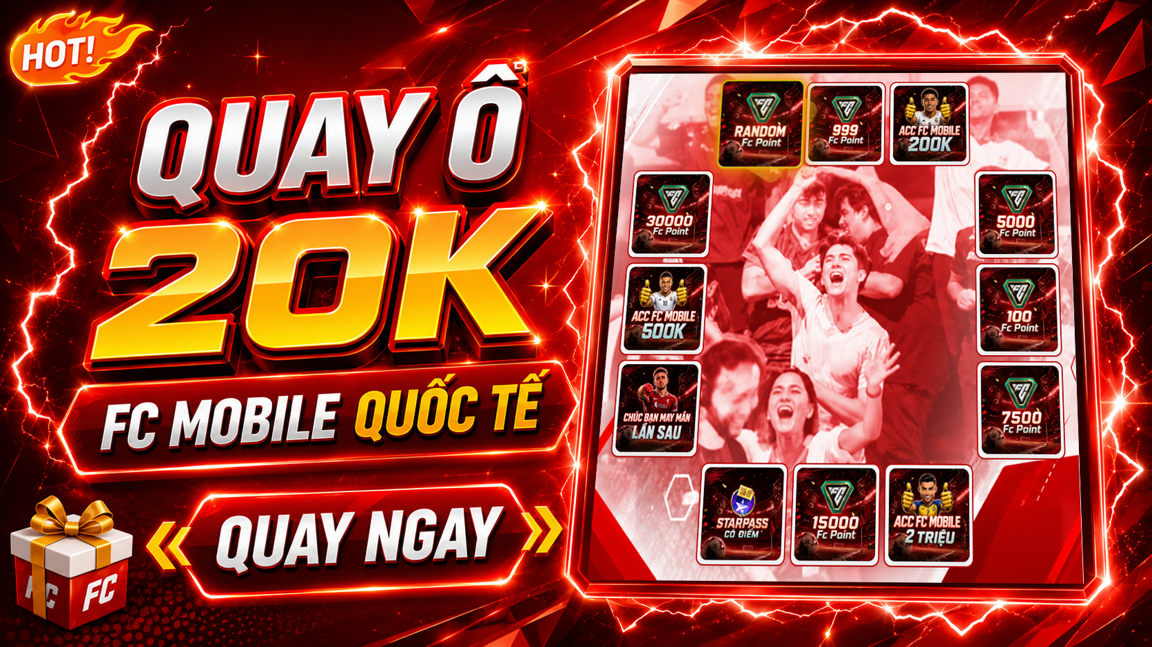 🌐 Quay Ô Fc Mobile ( Quốc Tế )