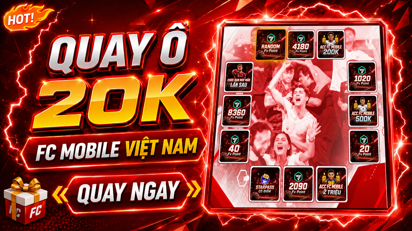 🇻🇳 Quay Ô Fc Mobile ( Việt Nam )